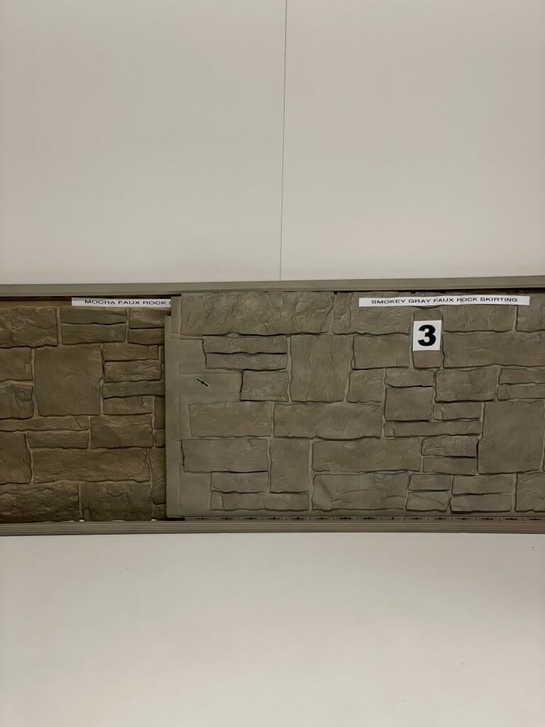 Stacked Stone Panel Skirting